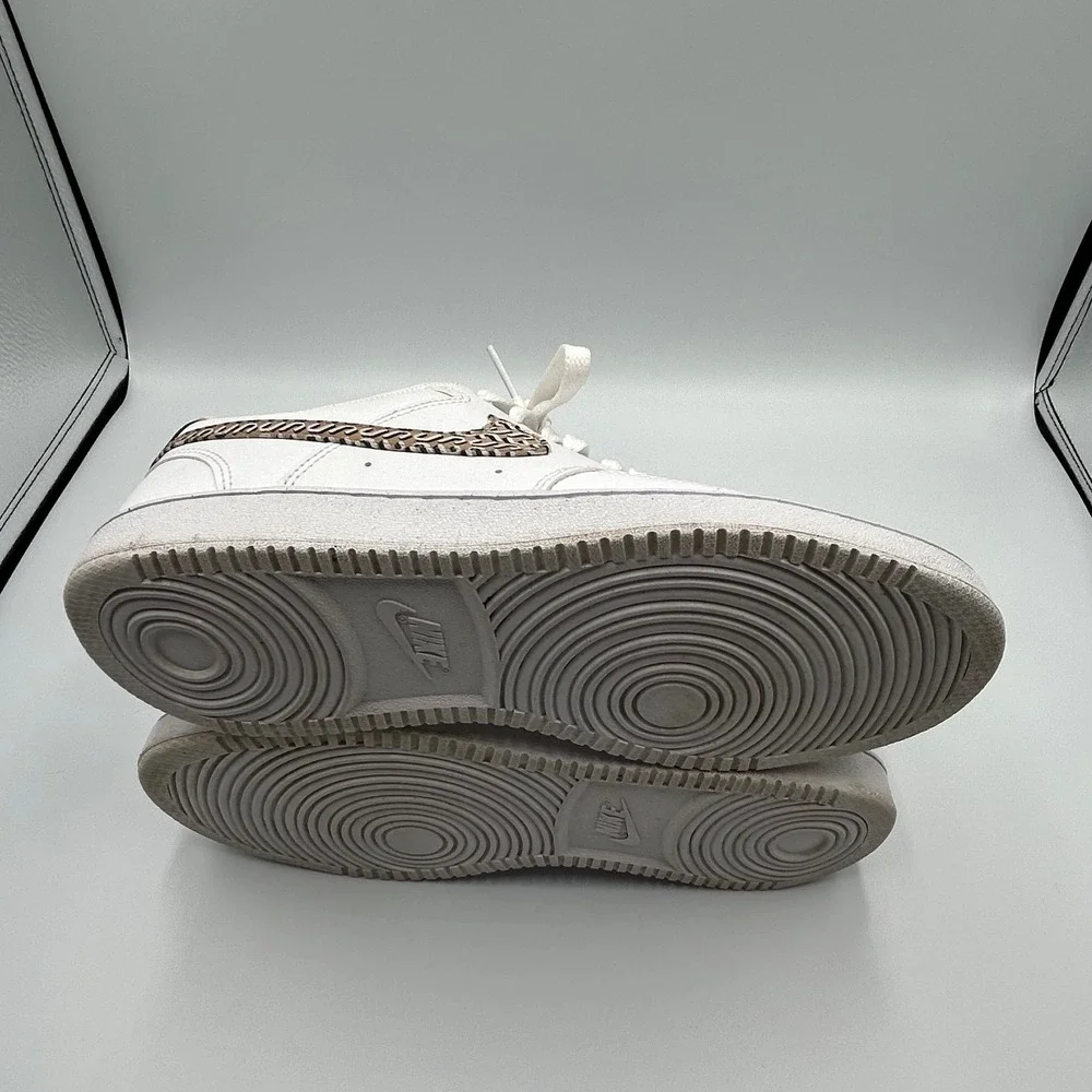 Nike Court Vision‎ Low Next Nature White Hemp Geometric FN7323-100 Womens 9.5